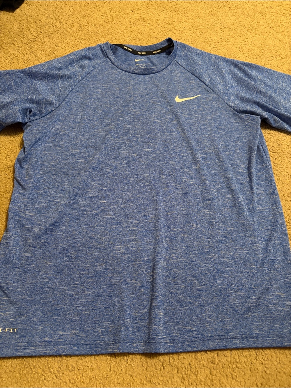 Nike Men’s Heathered Blue Short Sleeve Athletic Tee